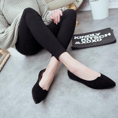 Women Ballet Flats Spring Autumn Candy Color Pointed Toe Ballerina Flat Shoes Woman Loafers Shallow Slip On Boat Shoes Hjm8