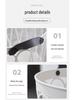 Movable Laundry Basket for Dirty Clothes - Household Bathroom Hamper
