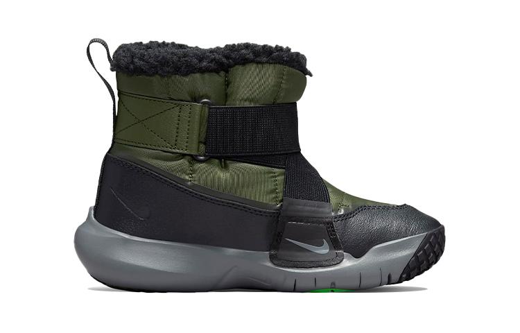 Nike Flex Advance Boot Abrasion Resistant Waterproof Thermal Low Shaft Kids' Boots Army Green DD0304-300