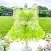 Dog Princess Dress Thin Cat Rainbow Butterfly Skirt Summer Girl Puppy Lace Tutu Dress for Small Medium Dogs Cats