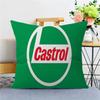 British Petroleum Company C-Castrol Cushion Cover Car Throw Pillow Case For Sofa Car Christmas Gift 40x40cm 45x45cm