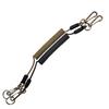 BeyonMind [Made In Japan Carabiner] Safety Cord, 2kg Capacity, Set of 2 (Black & Coyote), Stainless Steel Wire, Maximum Length 1350mm, In-House Manufa