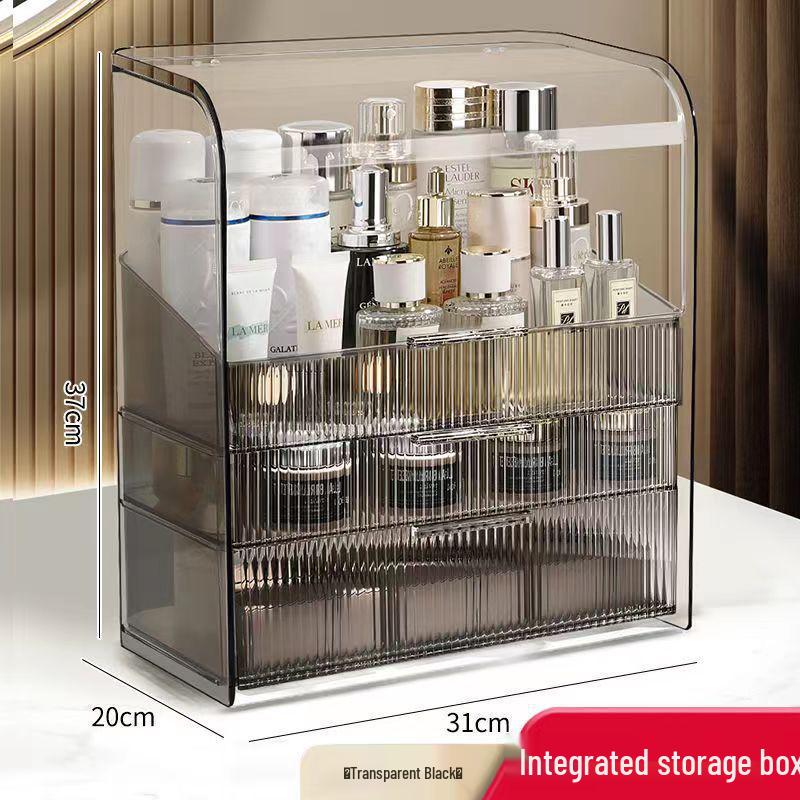 Dustproof Acrylic Makeup Organizer with Drawers