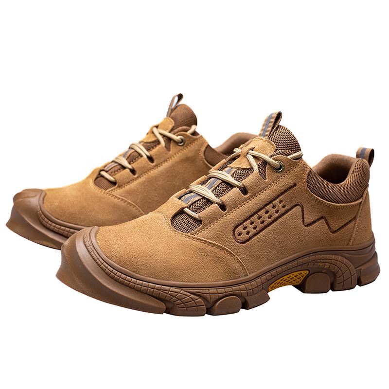Huaxia Guanyi Men s Anti-Smashing Cowhide Safety Shoes 36-47