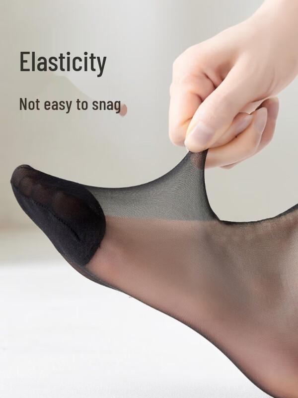 LangSha Women's Sheer Crystal Silk Mid-Calf Socks - 20-Pair Multi-Pack