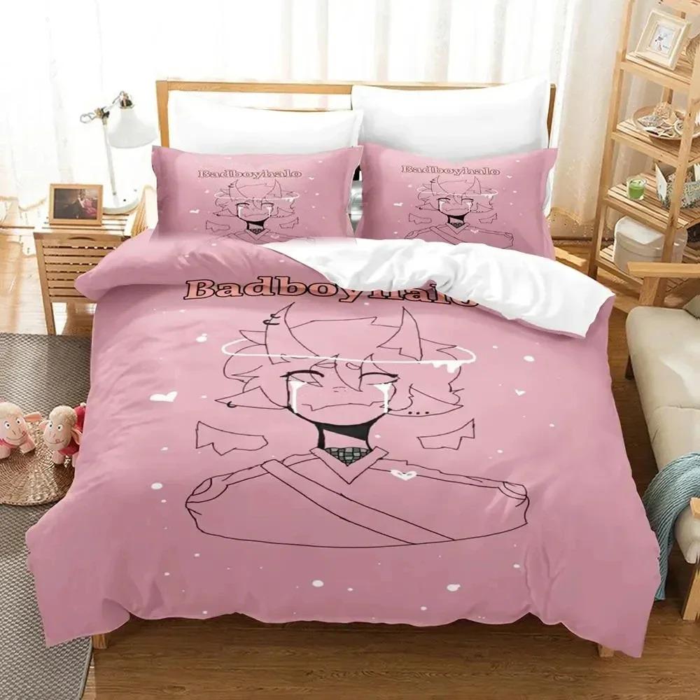 Warm SkinFriendly Anime Badboyhalo SMP Bed Size Boys Adult king Queen Quilt Comforter