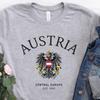 Austria Shirt, Austrian Coat of Arms T-shirt, Unisex
