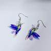 2024 Retro Spring Acrylic Bird Earrings - Colorful European & American Design