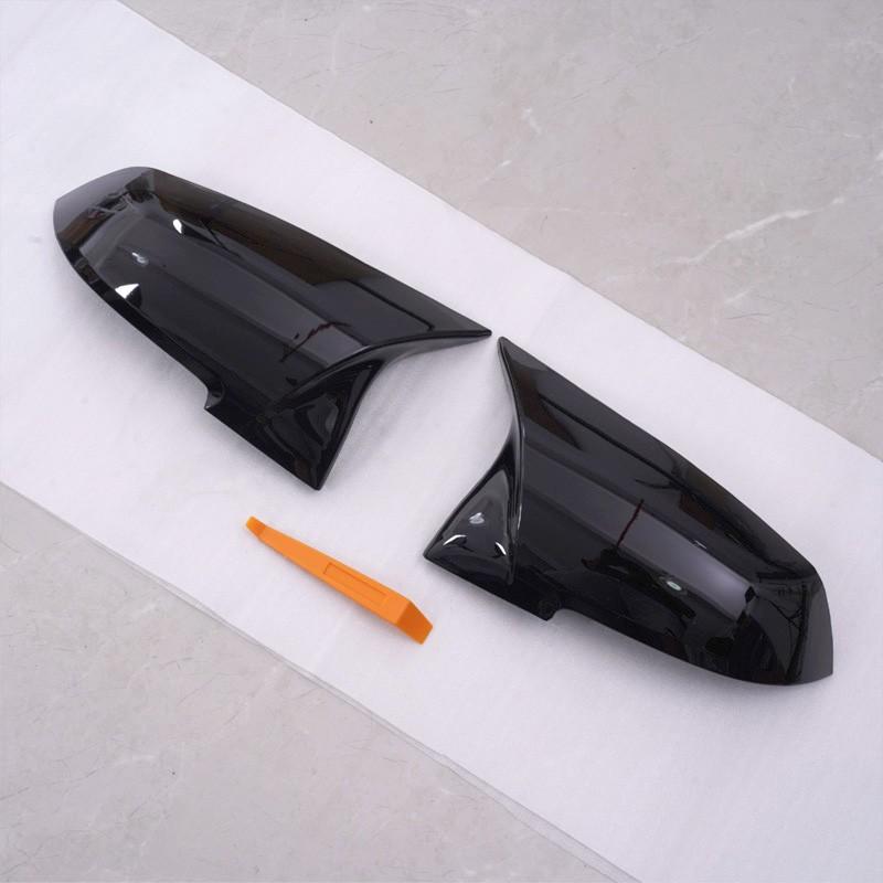 For BMW F30 F31 320i 328i 330i 335i 12-18 Mirror Covers Replacement Gloss Black
