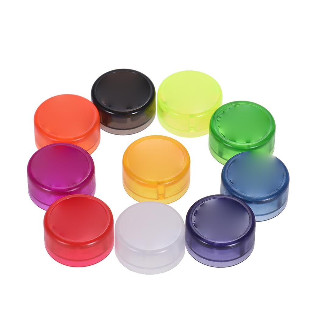 MOOER 10ks chránič topperu nožního spínače barevné plastové nárazníky pro kytarový efektový pedál(Náhodné dodání barev)