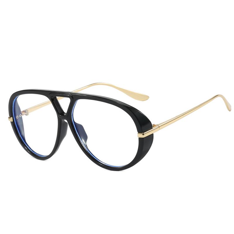 

Модные женские солнцезащитные очки-авиаторы с двойной переносицей, оверсайз, ретро, конфетного цвета, с зеленым градиентом, UV400, мужские панк-солнцезащитные очки