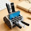 Resin Engine Shape Business Card Holder Large Capacity Business Card Bracket Pen Holder  Hotel
