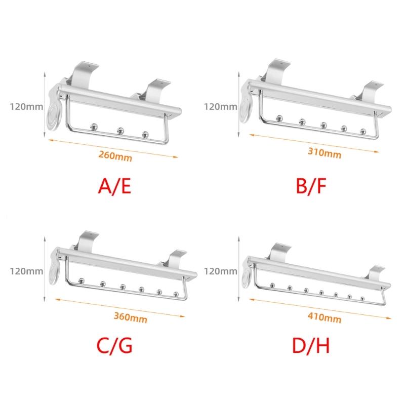 Telescopic Clothes Hanger Clothes Rack Storage Device for Wardrobe Vertical and Longitudinal Rod Clothes Hanging Rod