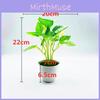 Plush Green Plant Set With Fabric Foliage For Living Room And Gift Ideas
