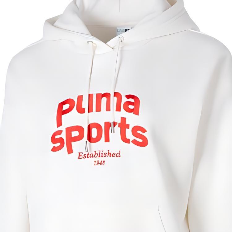 Puma Sports Life Collection Sweatshirts Women's White Hooded Moderate Other 625306-65