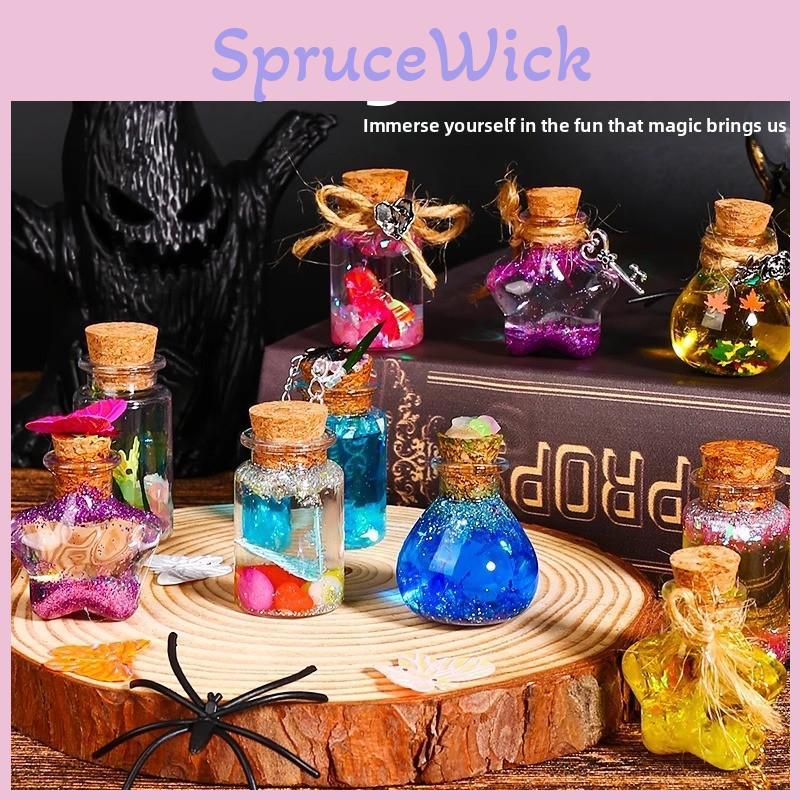 Piccola Strega Ragazza Fai da Te Pozione Magica Bottiglia Kit Scientifico Per Bambini Divertimento Educativo