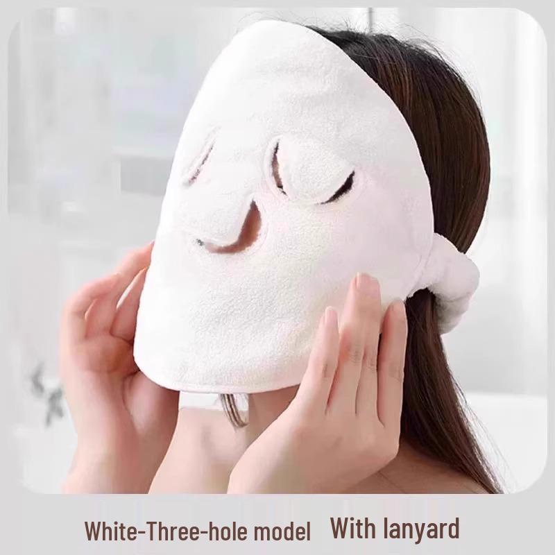 Heated Facial Towel Mask for Hot and Cold Compress Therapy