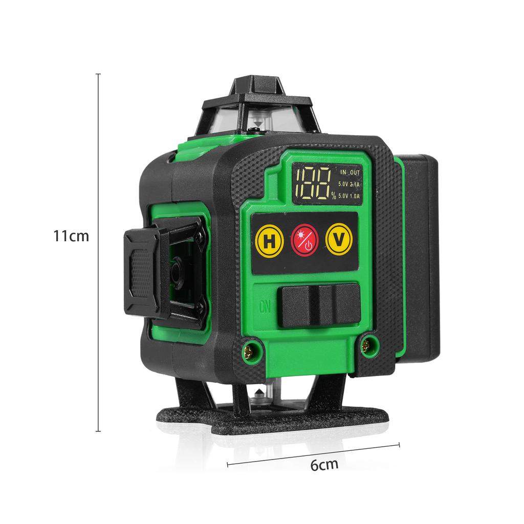 Multifunctional 4D 16 Lines Laser Level Selfleveling Function Leveling Tool Omnidirectional Ground