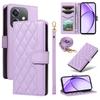 For Oppo A5x 5G/A3x 4G/5G (India)/A3 4G/5G/A60 5G/A40 4G/A40M 4G Case Wallet Rhombus Leather Phone Cover with Straps