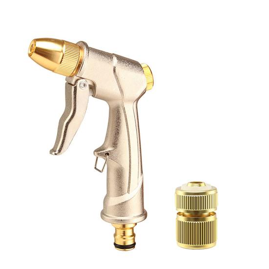 Garden Hose Nozzle Heavy Duty Car Wash Foam Sprayer High Pressure Hose Nozzle Adjustable Nozzle for Car Washing Gardening Yard Cleaning