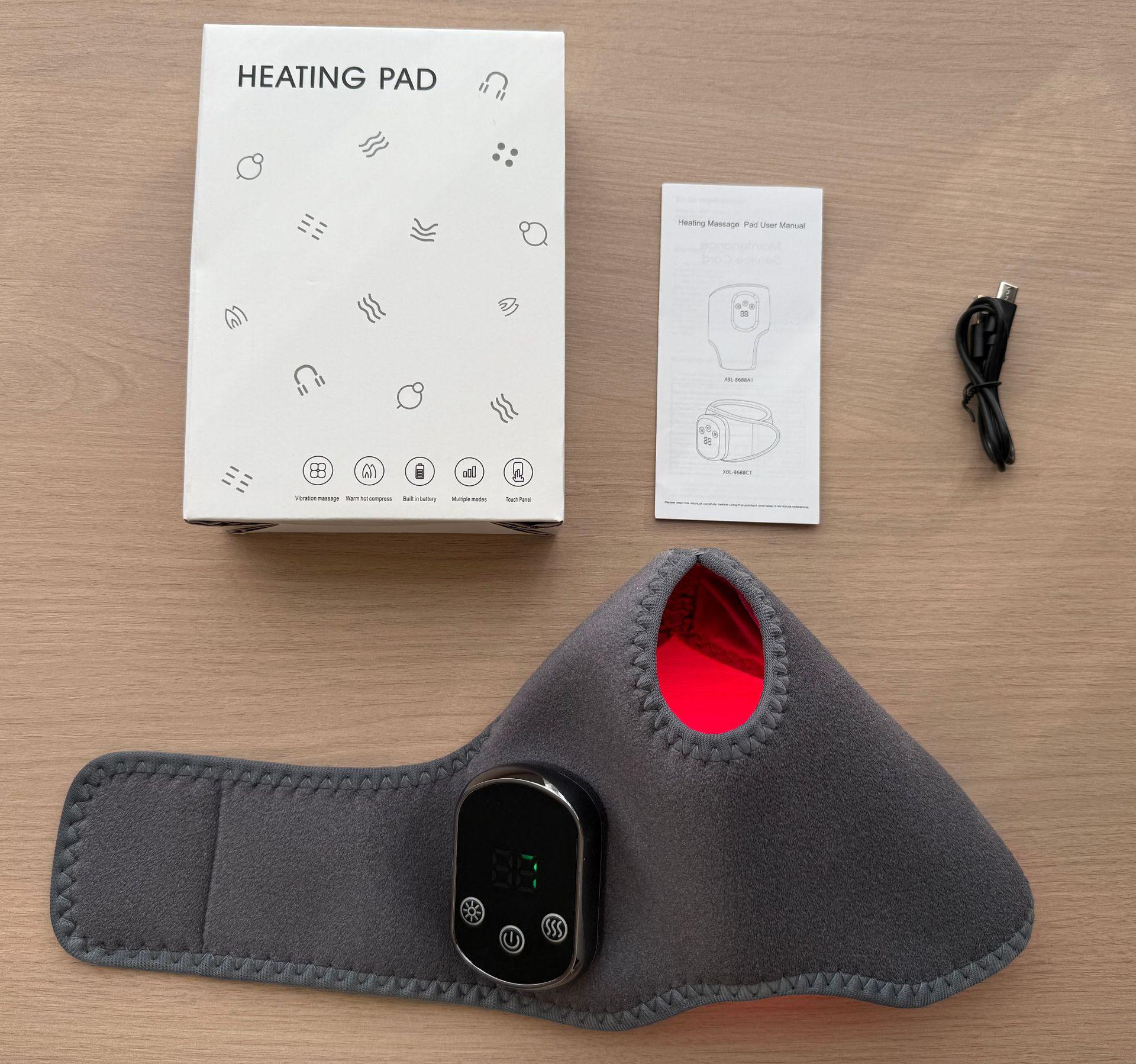 

Инфракрасный греющий фиксатор на лодыжку с 40 красными светодиодами для массажной терапии English