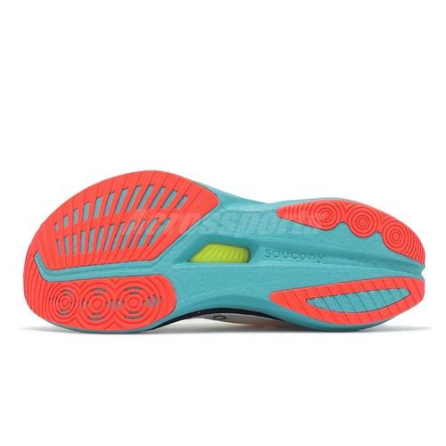 Saucony Endorphin Speed 5 White Black Aqua Coral Men Running Shoes S21007-97