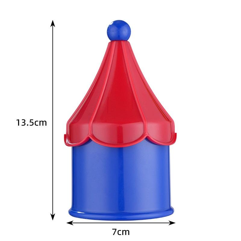 

Cartoon Plastic Toothpick Box Dopamine Creative Cotton Swab Box Dental Floss Box Desktop Decorative Ornaments Household Products синій