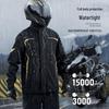Motorrad-Regenanzug für Herren (Ganzkörper): Wasserdichtes, sturmsicheres Reitregenschutz-Set (Geteiltes Design).