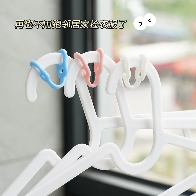 Silikon Kleiderbügel Winddichte Schnalle Farbe Trockenständer Rutschfeste Schnalle Outdoor Trockenständer Multifunktionale Anti-Drop Fixierte Schnalle