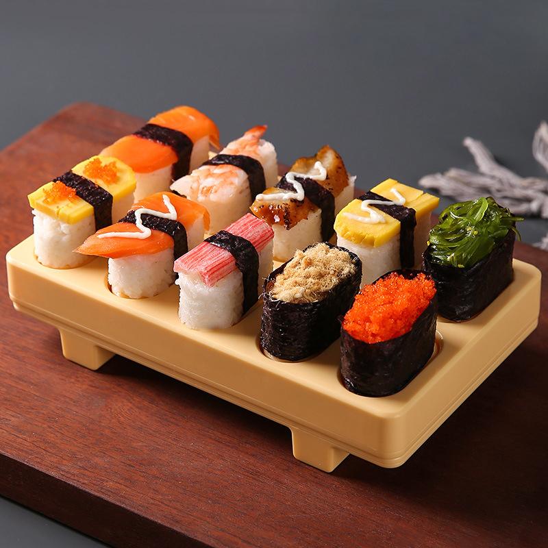 Sushi Press Mold Rectangular Musubi Maker Press 10 In 1 Mini Japanese Onigiri Sushi Nigiri Rice Ball Mold Diy Sushi Maker Kit