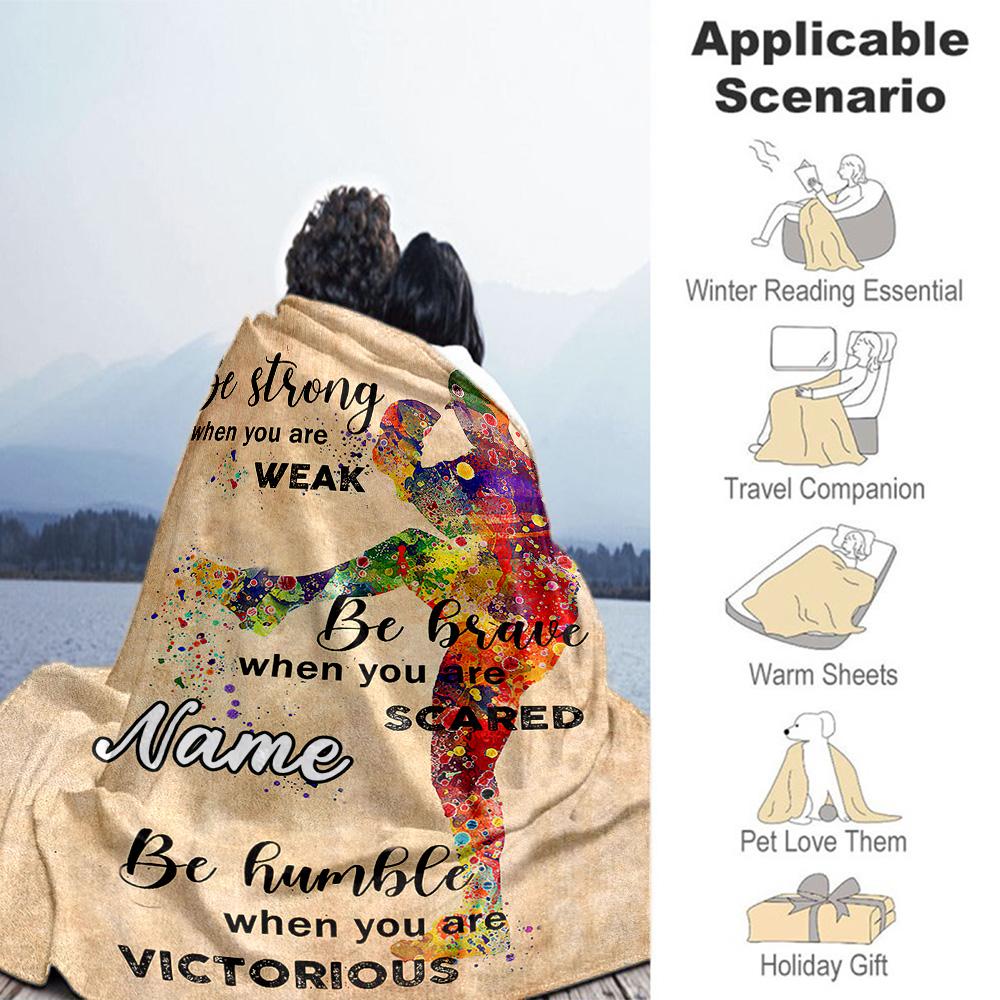 Player Personalized Name Blanket Lightweight Customizable Blanket Soft Warm Cozy Throw For Livingroom Nap Bed Couch Four Seasons Universal