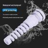 Nylon Waterproof Anti-bend Cable Gland Connector M12/16
