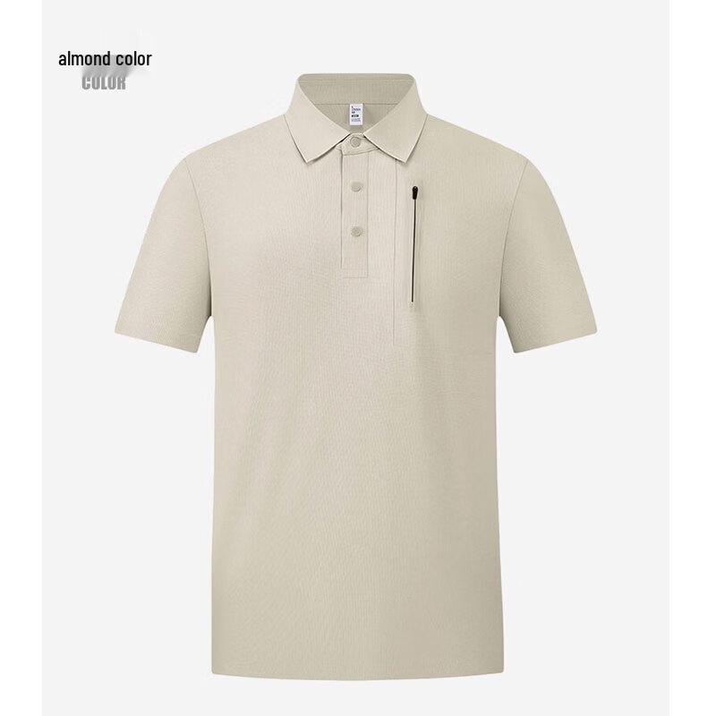 ROMON Men s Ice Silk Business Casual Short Sleeve T-Shirt 190