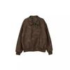 2023 Vintage Brown Distressed Leather Jacket for Men - Trendy Spring & Fall Fashion