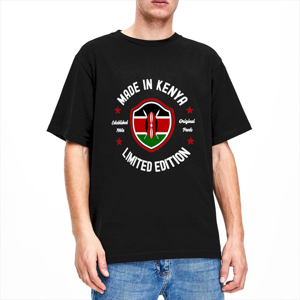 Made In Kenya T Shirt Beach Aesthetic T Shirts Cotton Hip Hop Tee Shirt For Mens Casual Tees