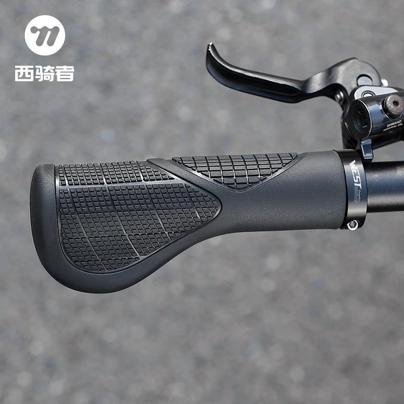 Mountain Bike Grips Ergonomic Bicycle Handle Riding Accessories Locking Universal Non-slip Handle