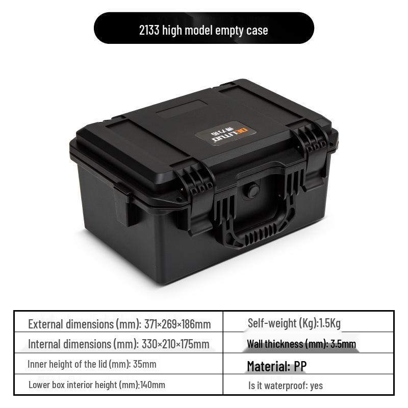 קופסת הגנה מפלסטיק עמידה למים ועמידה בפני זעזועים למצלמה וציוד