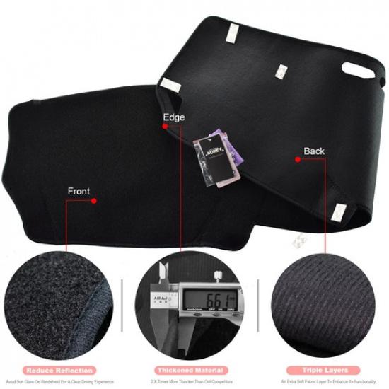 För Lexus IS 250 350 2006-2013 2007 2008 Instrumentpanelsöverdrag Dashmat Dash Mat Pad