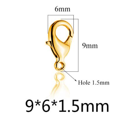 20pcs Grade A Stainless Steel Lobster Clasps Claw Clasps for Bracelet Necklace Jewelry Making Findings 9mm-15mm