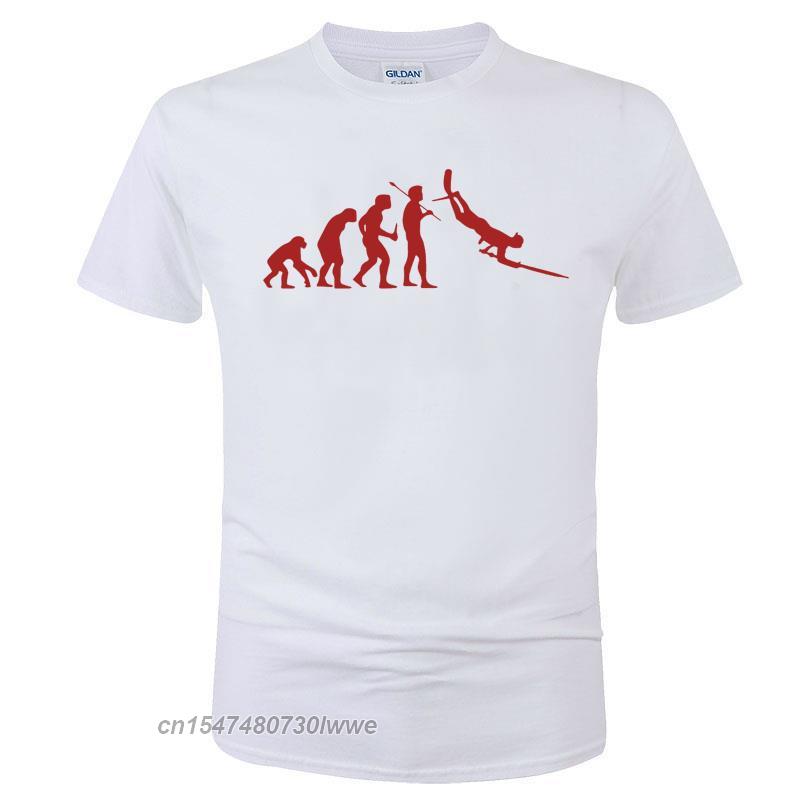Evolution Spearfishing Spear Fish Scuba Dive Diving Fishing Print T Shirt Cotton Crew Neck Unisex Clothing Tees