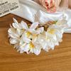 Small Fresh Fabric Flower Hairpin Super Fairy Beautiful Seaside Photo Atmosphere Hair Hairpin Niche Design Hair Accessories Women