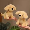 Cartoon Niedlicher Hund Plüschtier Stofftier Kleiner Golden Retriever Puppe Kawaii Heimdeko Tasche Schreibtisch Ornament Geschenk für Mädchen