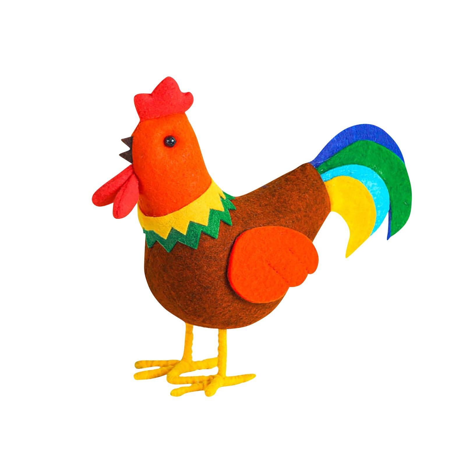 

Новая кукла на День благодарения, мультяшная имитация, кукла-цыпленок, петух, курица, декоративные украшения One Size