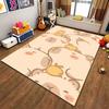 Cartoon Animal Pattern Beige Carpet for Living Room or Bedroom Decor Suitable for Use As an Anti-slip for Living Room Bedroom Sofas