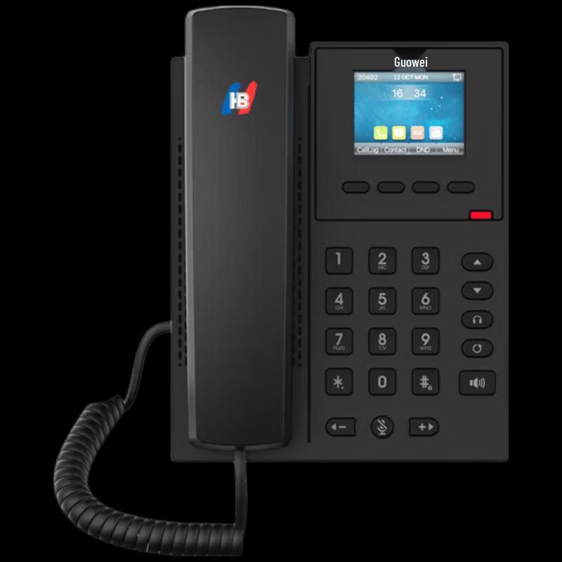 

Guowei GW22G Gigabit SIP IP Desk Phone with Color Screen and PoE (CN version)
