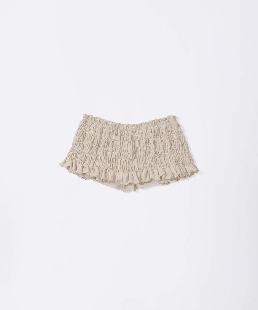 Sculpter Crinkle Volumer Skort Dusty Beige