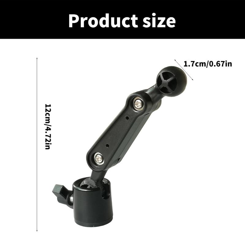 1/4inch Female to 17mm Ball Adapter 17mm Ball Head Bracket Adapter Phone Mount Adapter Holder Tripod Mount Connector