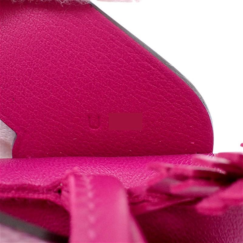 HERMES   Bag charm Rose purple Women