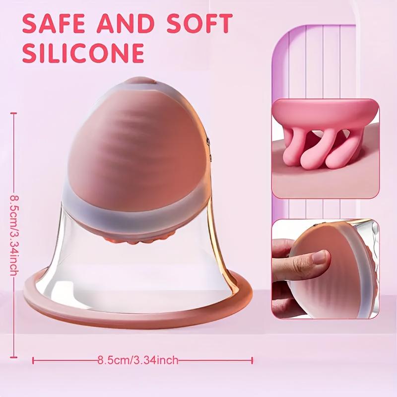 Brustwarzen-Sauger Saug-Stimulator Massagegerät für Frauen Brustvibrator Rotierende Vakuumpumpe Saugbecher Sexspielzeug Weiblicher Masturbator