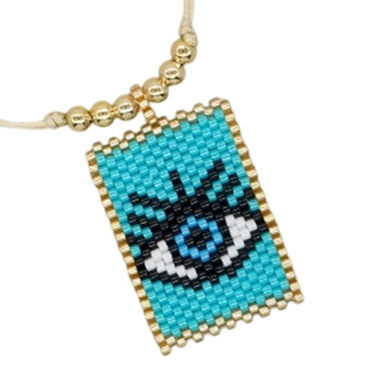 Elegant Crown Heart Beaded Necklace Bohemian Jewelry for Women Vocation Fashion Accessory